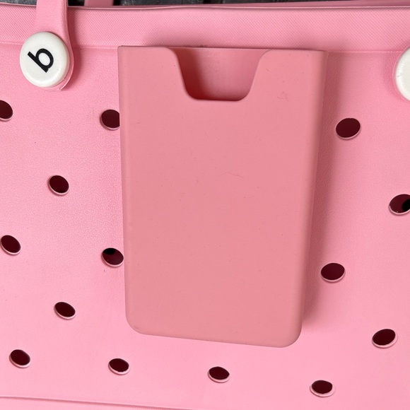 BOGG BAG Light Pink Tote w Ph holder - Picture 3 of 6